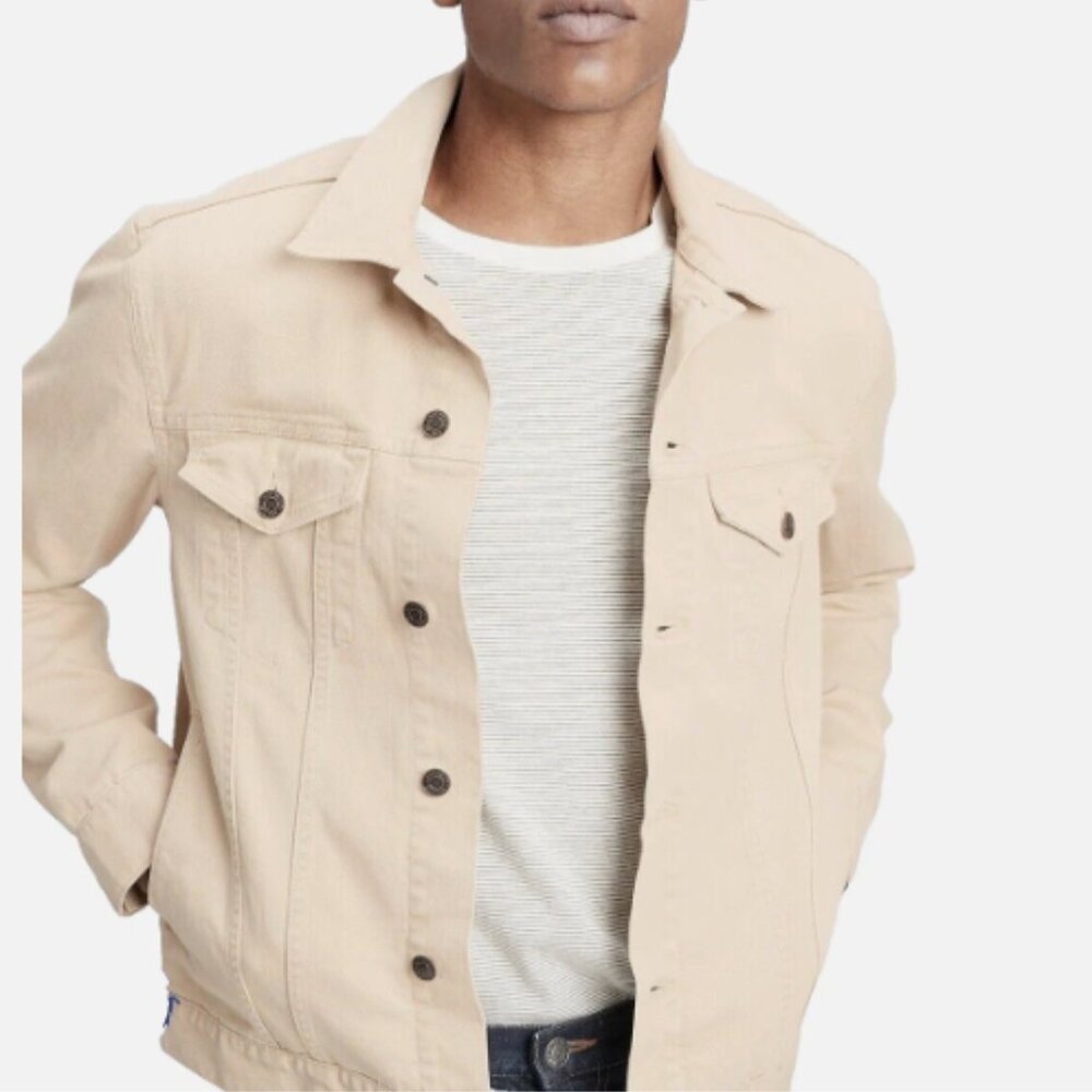Gap Flex Denim Jackiet Beige